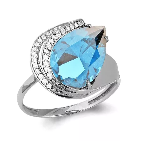 Кольцо из серебра, артикул LV6553492А