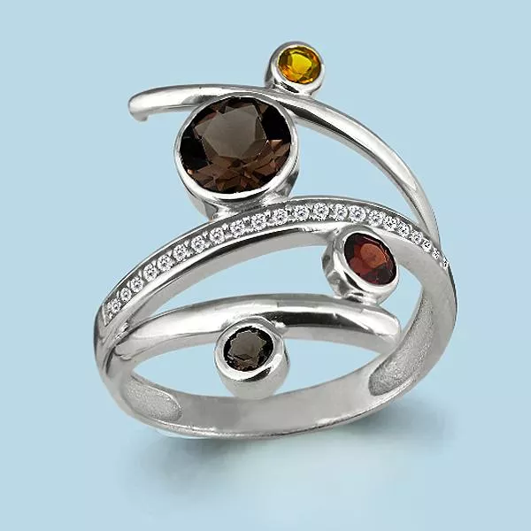 Кольцо из серебра, артикул LV6552801А