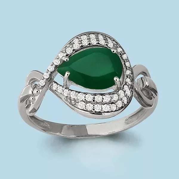 Кольцо из серебра, артикул LV6552409А