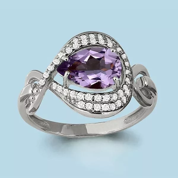 Кольцо, серебро, артикул LV6552404А