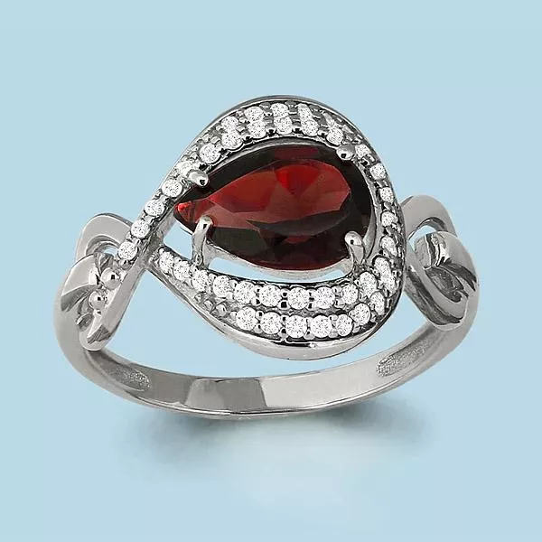 Кольцо из серебра, артикул LV6552403А