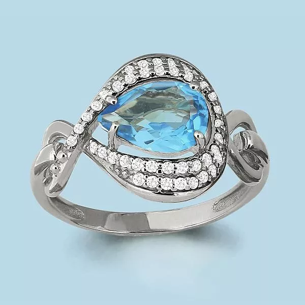 Кольцо, артикул LV6552402А, серебро