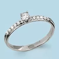 Кольцо, артикул LV65502А, серебро