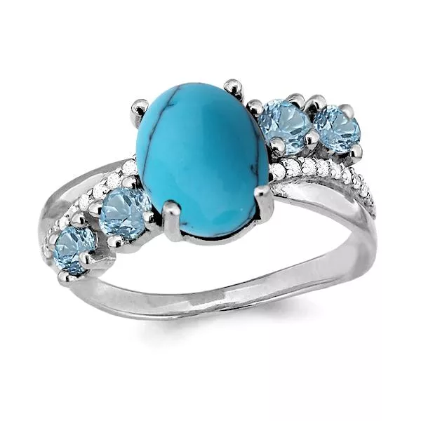 Кольцо из серебра, артикул LV6548394А