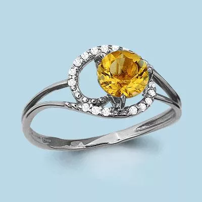 Кольцо из серебра, артикул LV6541606А