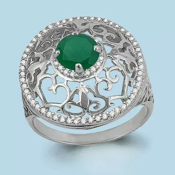 Кольцо из серебра, артикул LV6539309А