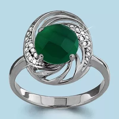 Кольцо из серебра, артикул LV6536609А