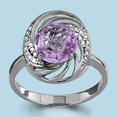 Кольцо, серебро, артикул LV6536604А