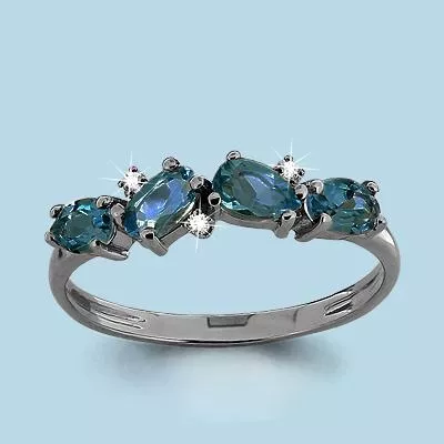 Кольцо, артикул LV6535808А, серебро