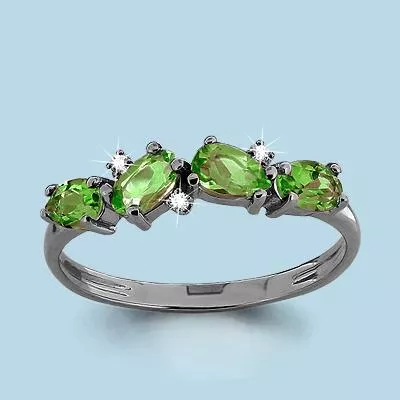 Кольцо из серебра, артикул LV6535807А