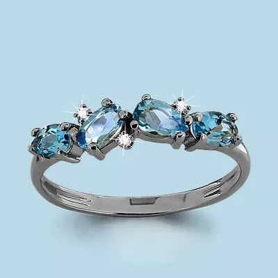 Кольцо, артикул LV6535805А, серебро