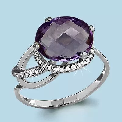 Кольцо из серебра, артикул LV6534304А