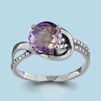 Кольцо из серебра, артикул LV6527604А