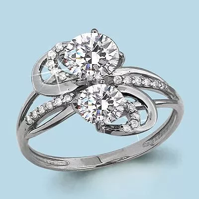 Кольцо, артикул LV65217А, серебро