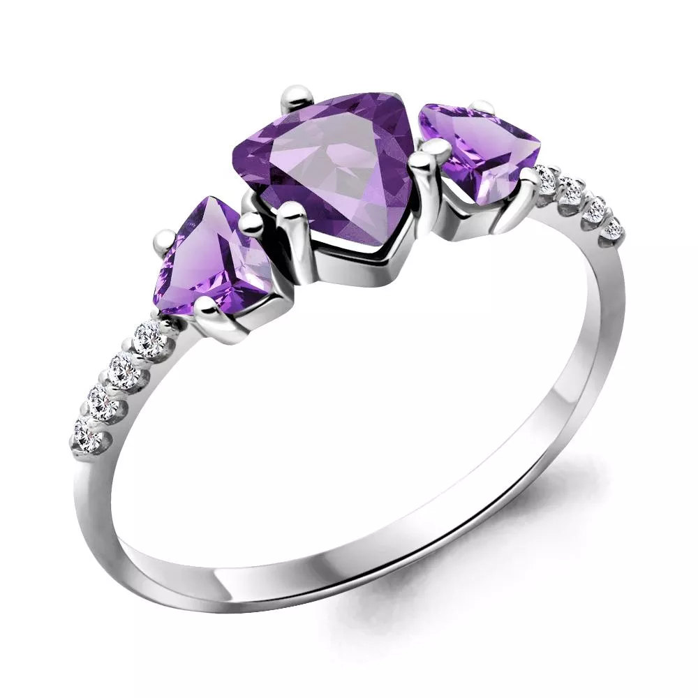 Кольцо из серебра, артикул LV6519704А