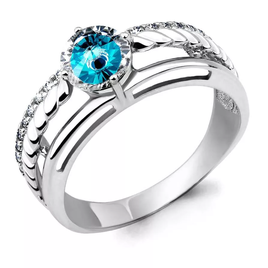 Кольцо, серебро, артикул LV64950100А