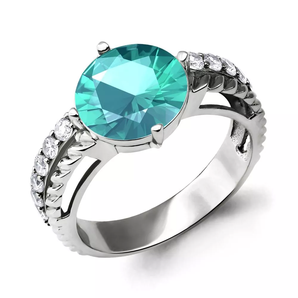 Кольцо, серебро, артикул LV64945Г