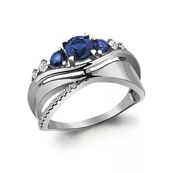 Кольцо из серебра, артикул LV64842Б