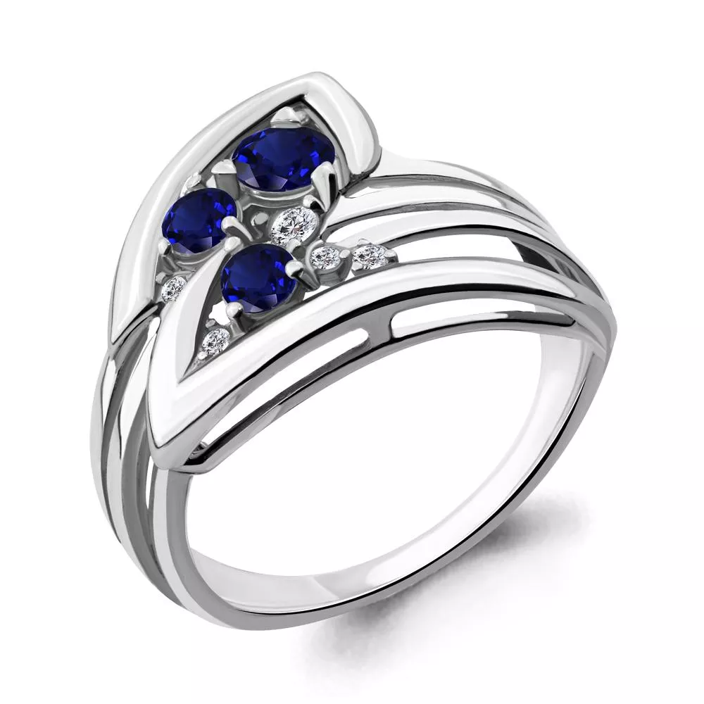 Кольцо, артикул LV64840Б, серебро