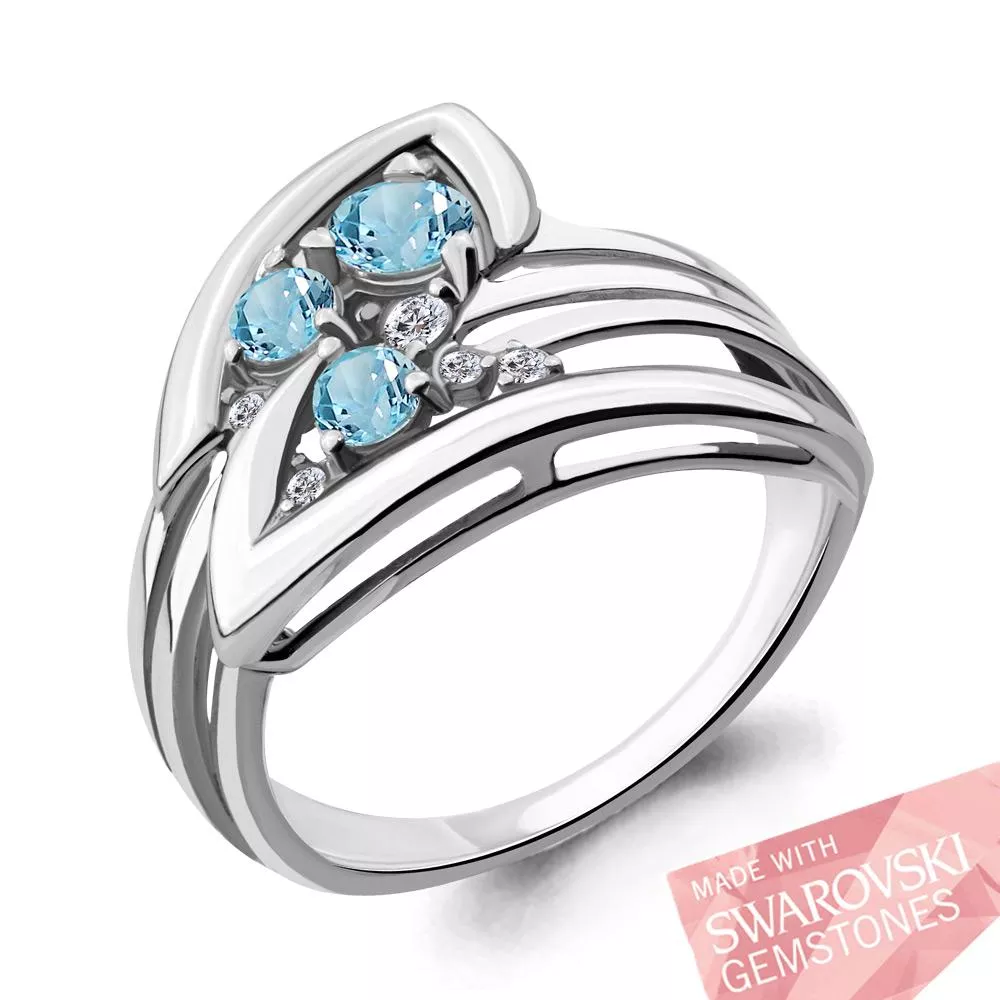 Кольцо из серебра, артикул LV6484024А