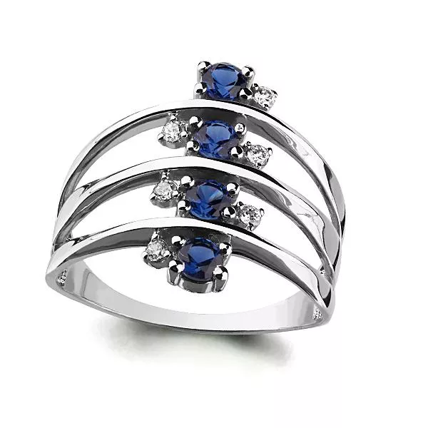 Кольцо из серебра, артикул LV64837Б