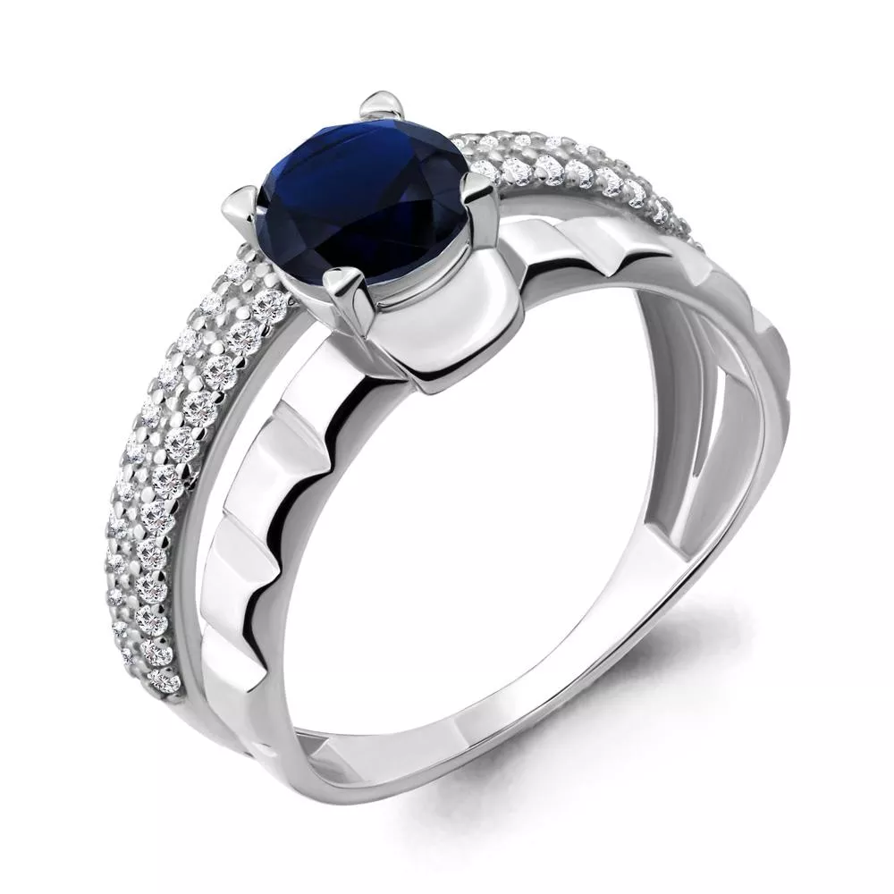 Кольцо, серебро, артикул LV64816Б