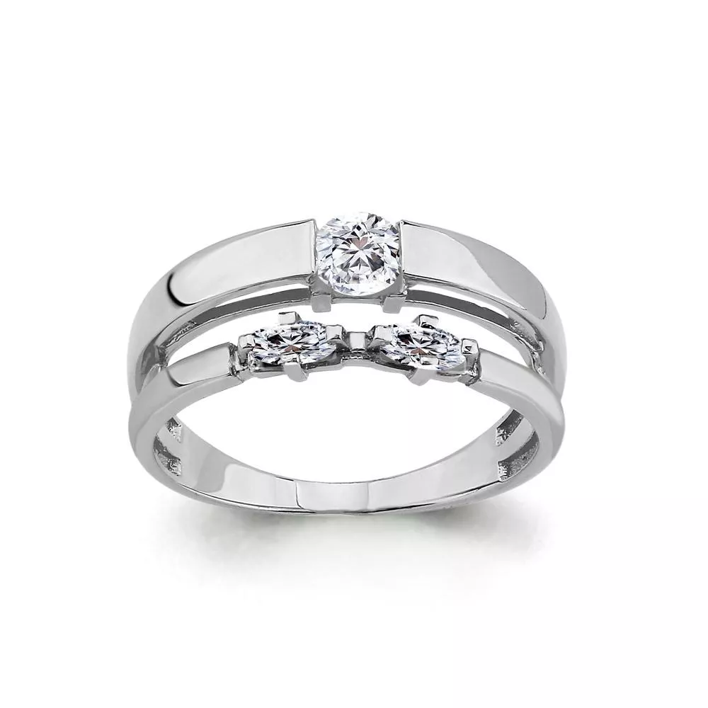 Кольцо, артикул LV64808А, серебро