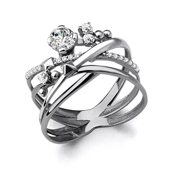 Кольцо из серебра, артикул LV64723А