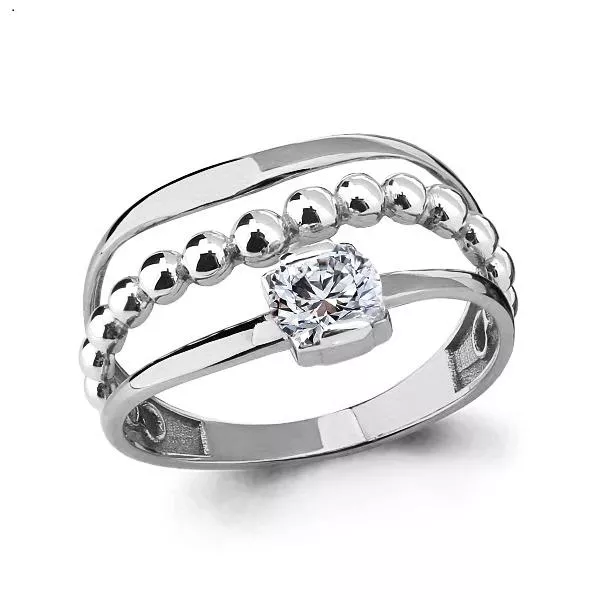 Кольцо, артикул LV64718А, серебро