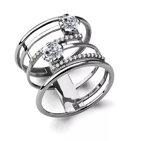 Кольцо, серебро, артикул LV64715А