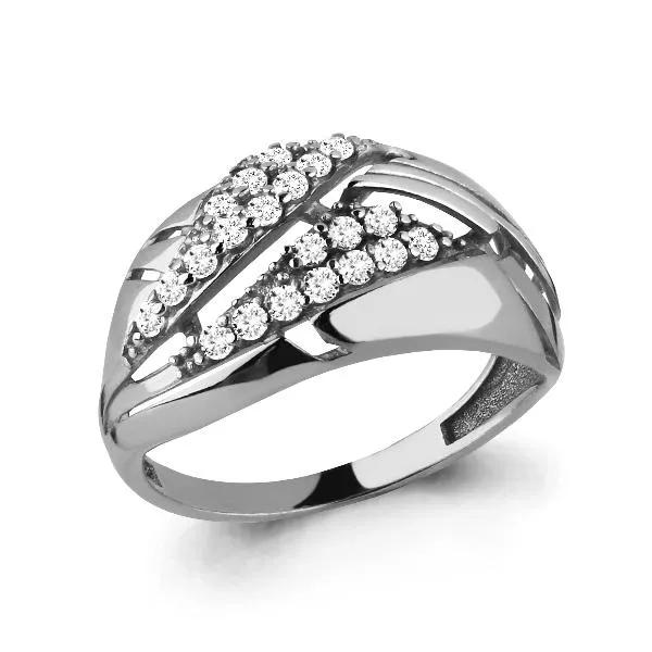 Кольцо, серебро, артикул LV64689А