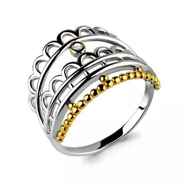 Кольцо, артикул LV64686А, серебро