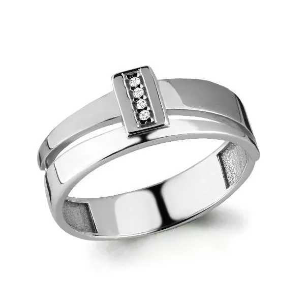 Кольцо из серебра, артикул LV64677А