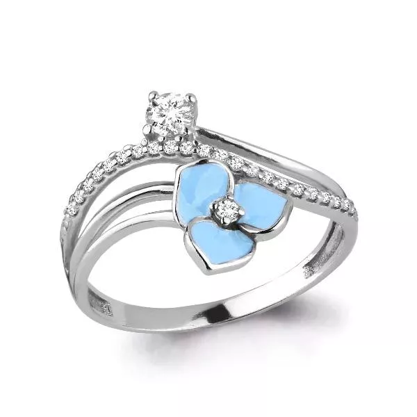 Кольцо из серебра, артикул LV64670А