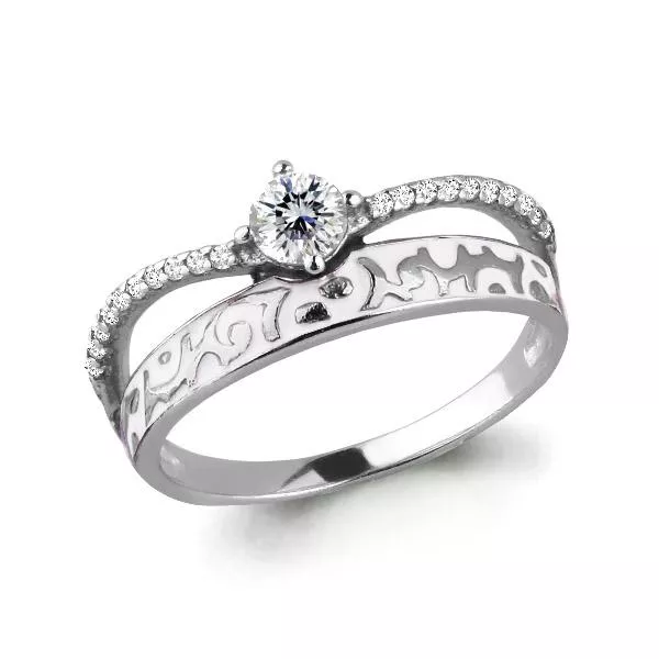 Кольцо, серебро, артикул LV64659А