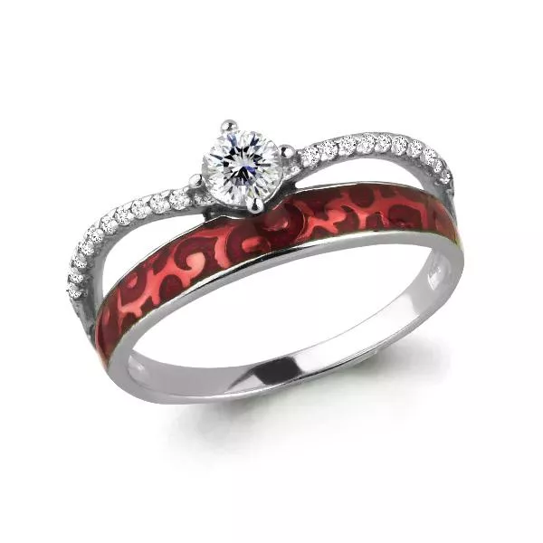 Кольцо из серебра, артикул LV64658А