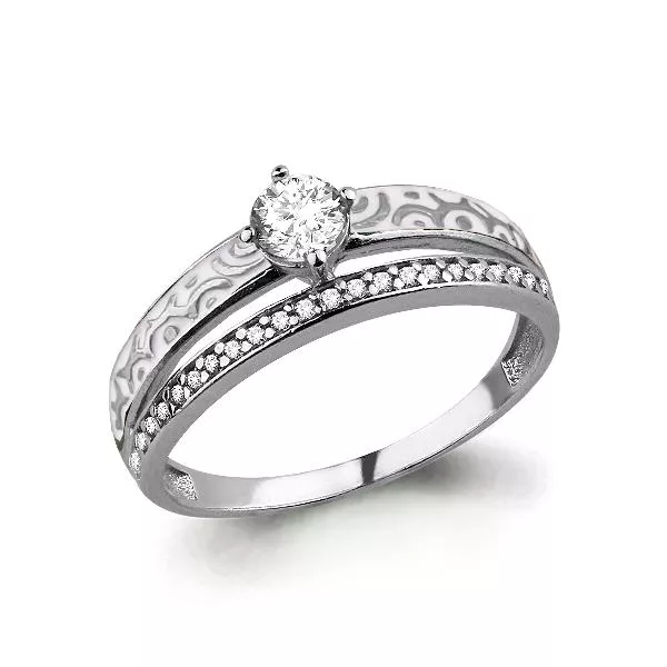 Кольцо из серебра, артикул LV64656А