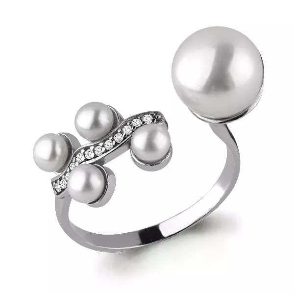 Кольцо, серебро, артикул LV64649А