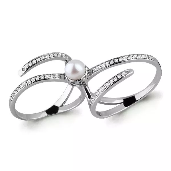 Кольцо, артикул LV64645А, серебро