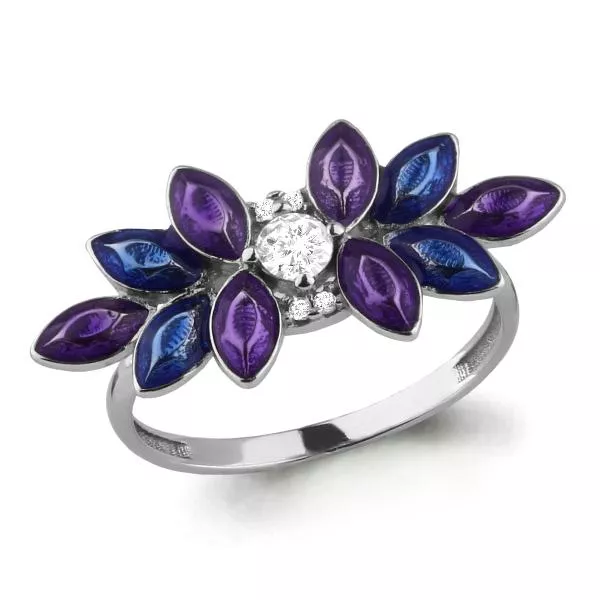 Кольцо, серебро, артикул LV64535А