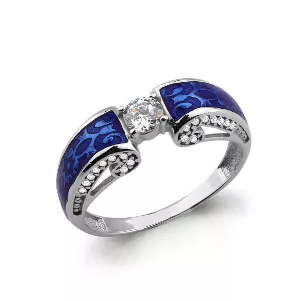 Кольцо, серебро, артикул LV64528А