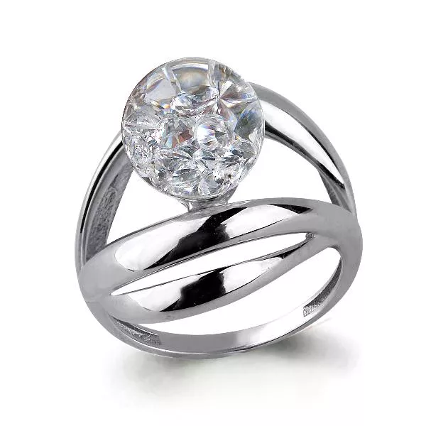 Кольцо, артикул LV64483, серебро