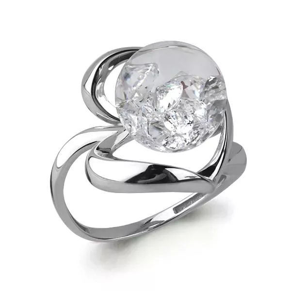 Кольцо, серебро, артикул LV64478