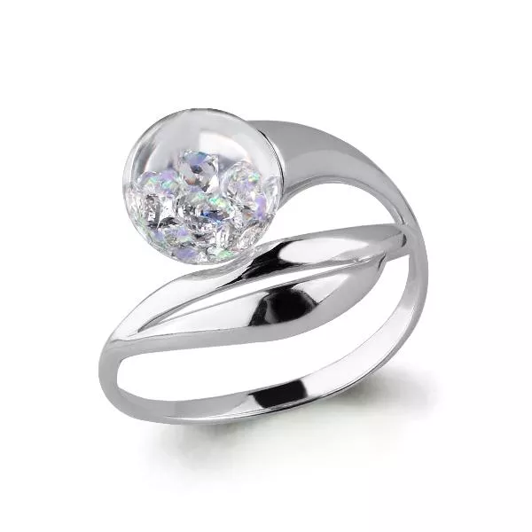 Кольцо, артикул LV64442П, серебро