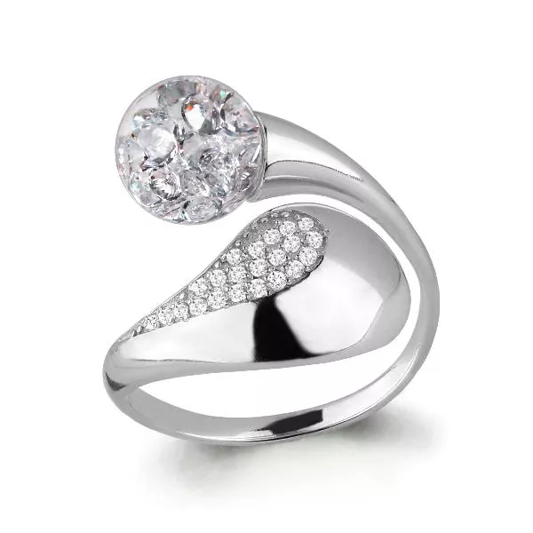 Кольцо из серебра, артикул LV64441А