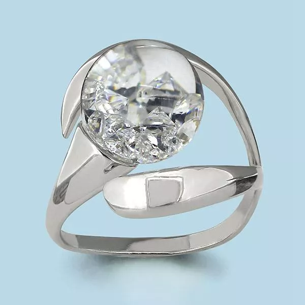 Кольцо из серебра, артикул LV64440