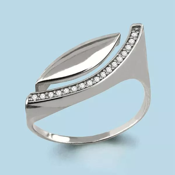 Кольцо из серебра, артикул LV64404А