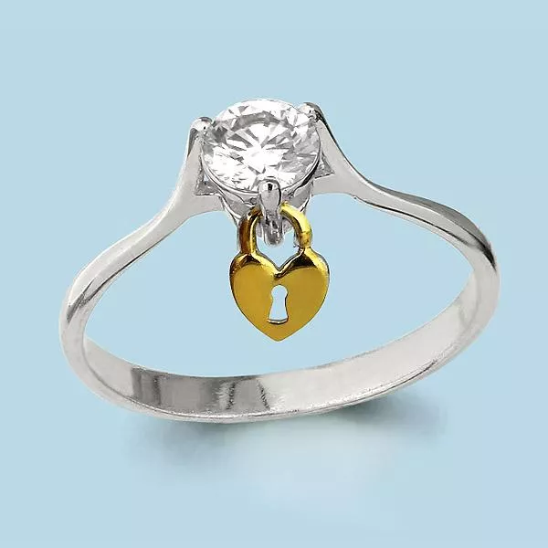 Кольцо, серебро, артикул LV64357