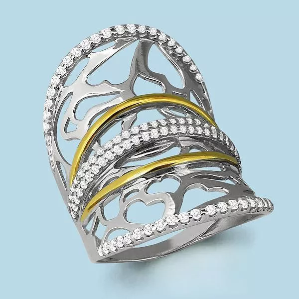 Кольцо, серебро, артикул LV64351А