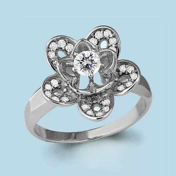 Кольцо из серебра, артикул LV64332А